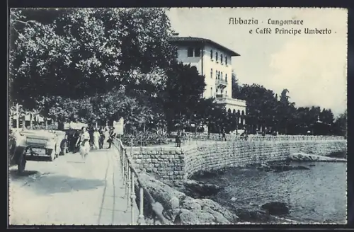 AK Abbazia, Lungomare e Caffè Principe Umberto