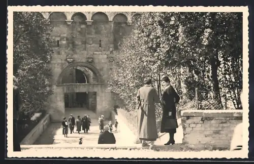 AK Split, Partie an der Stadtmauer