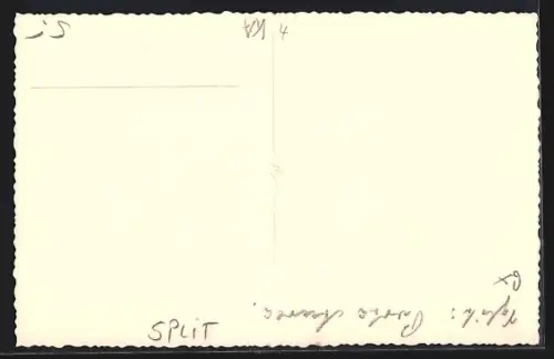 AK Split, Partie an der Stadtmauer