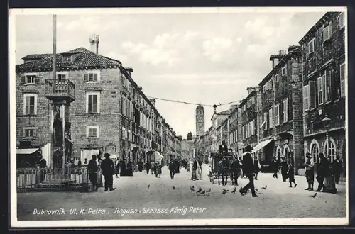 AK Ragusa, Partie in der König Peter Strasse