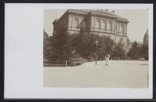 Foto-AK Agram, Museum 1910
