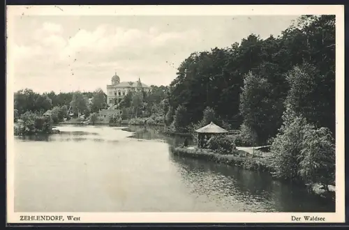 AK Berlin-Zehlendorf, Partie am Waldsee