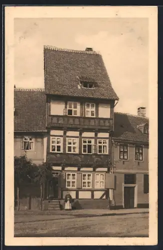 AK Osterwick /Harz, Strassenpartie