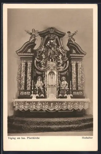 AK Töging am Inn, Pfarrkirche, Hochaltar
