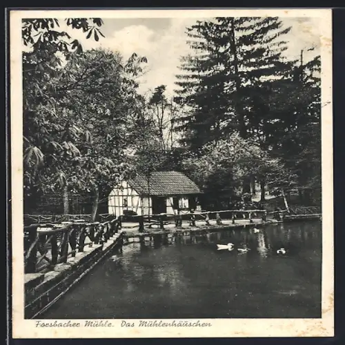 AK Hoffnungsthal, Waldrestaurant Forsbacher Mühle, Mühlenhäuschen