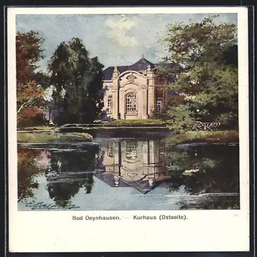 AK Bad Oeynhausen, Kurhaus Ostseite