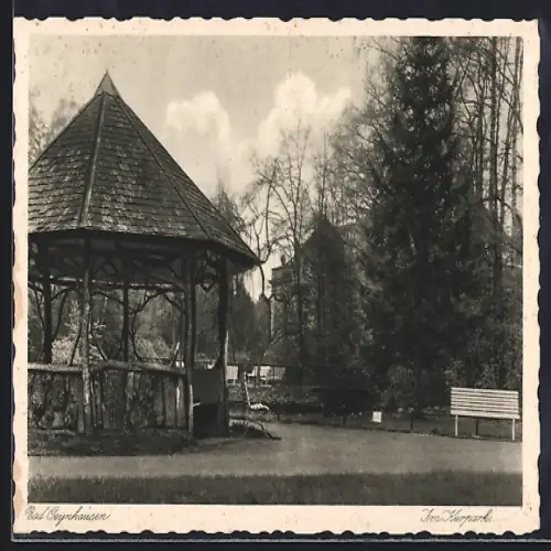 AK Bad Oeynhausen, Pavillon im Kurpark