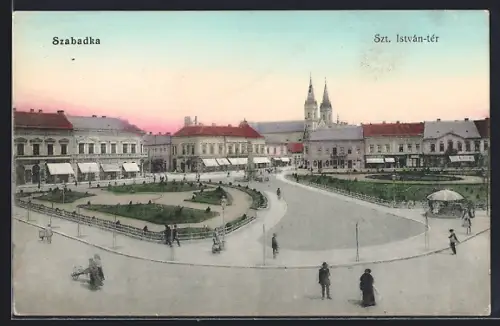 AK Szabadka, Szt. István-tér