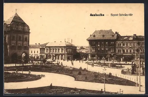 AK Szabadka, Szent István-tér