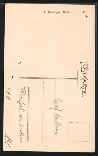 AK Felix Graf von Luckner mit Orden