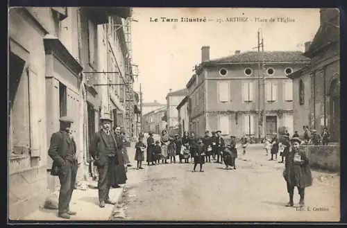AK Arthez /Tarn, Place de l`Eglise
