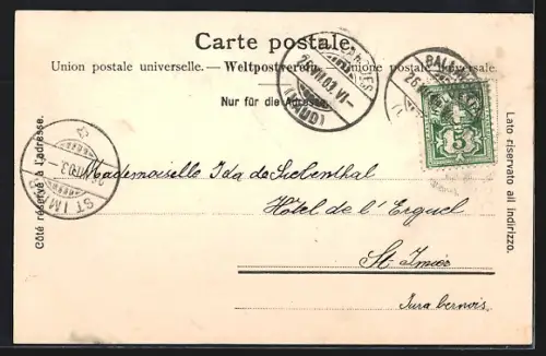 AK Ballaigues, Pension Maillefer am Waldrand