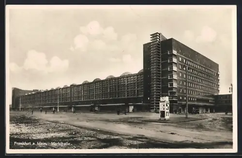 AK Frankfurt-Ostend, Blick auf die Markthalle
