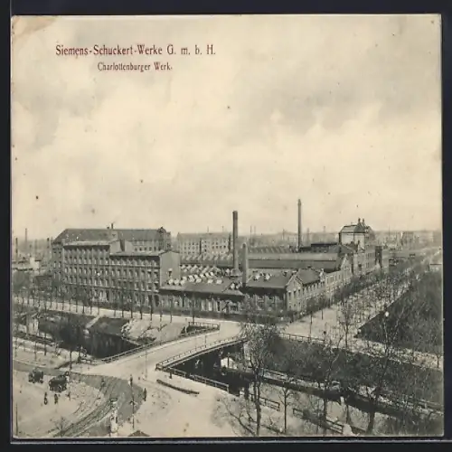 AK Berlin-Siemensstadt, Chalottenburger Werk der Siemens-Schuckert-Werke G.m.b.H.