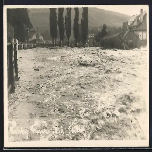 Foto-AK Winterberg /Sauerland, Hochwasser 1926