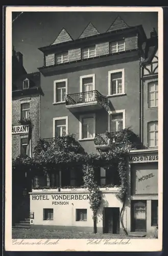 AK Cochem a. d. Mosel, Ansicht der Hotel-Pension Vonderbeck