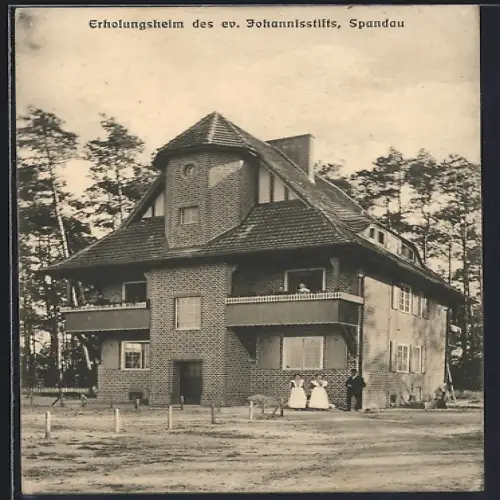 AK Berlin-Spandau, Erholungsheim des ev. Johannisstifts
