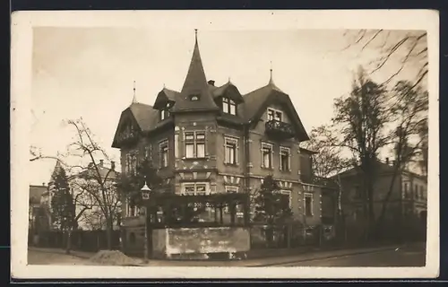 Foto-AK Dresden-Blasewitz, Villa Prellerstrasse 25 Ecke Wägnerstrasse