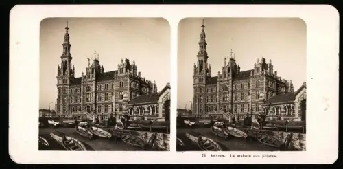 Stereo-Fotografie NPG, Ansicht Anvers, La maison des pilotes