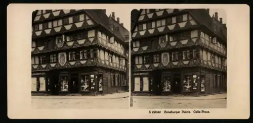 Stereo-Fotografie NPG, Ansicht Celle, das Thielebeulsche Haus
