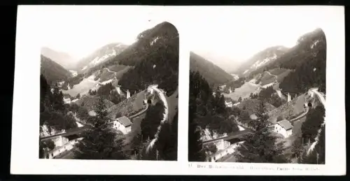 Stereo-Fotografie NPG, Ansicht Höllenthal / Schwarzwald, Partie am Höllsteig