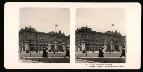 Stereo-Fotografie NPG, Ansicht London, Buckingham Palace