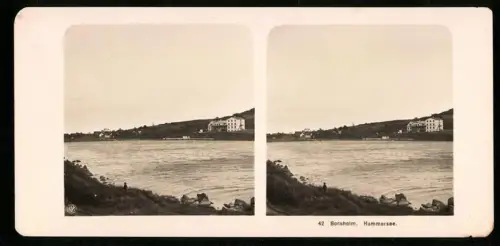 Stereo-Fotografie NPG, Ansicht Bornholm, Blick nach dem Hotel am Hammersee