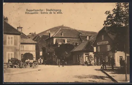 AK Ribeauvillé, Entrée de la ville