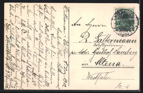 AK Mülhausen i. E., Eingang in die Stadt