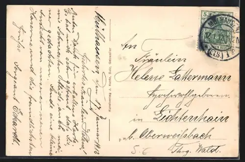 AK Mülhausen /Els., 3. Bad. Dragoner-Regiment Prinz Karl No. 22