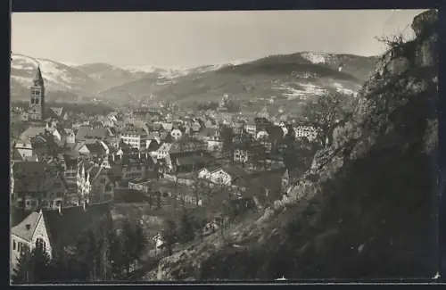 AK Munster /Haut-Rhin, Panorama mit Bergen