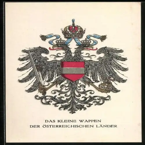 AK Österreich, das Wappentier, Rotes Kreuz