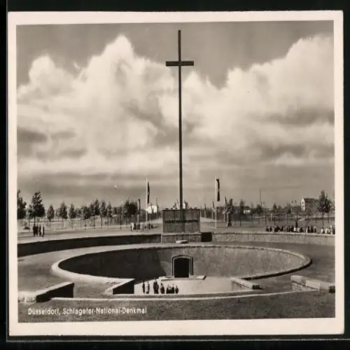 AK Düsseldorf, Schlageter-Nationaldenkmal, 