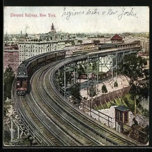 AK New York, Elevated Railway