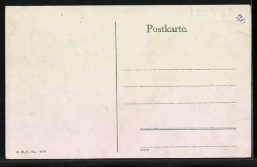 AK Karlsruhe i. B., Hauptbahnhof mit Strassenbahn