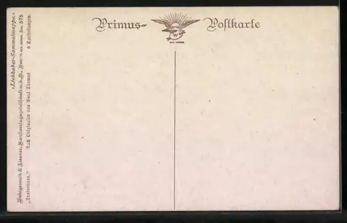 AK Szene eines Trabrennens