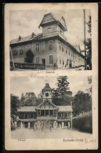 AK Borszék-fürdö, Székház, Fö-kut