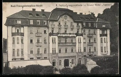 AK Bad-Trencsénteplicz-Fürdó, Grand Hotel Teplicz