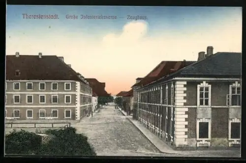 AK Theresienstadt, Grosse Infanteriekaserne und Zeughaus