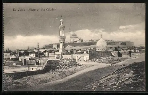 AK Le Caire, View of the Citadel