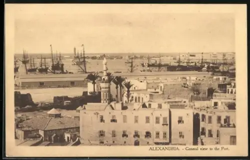 AK Alexandria, General view to the Port