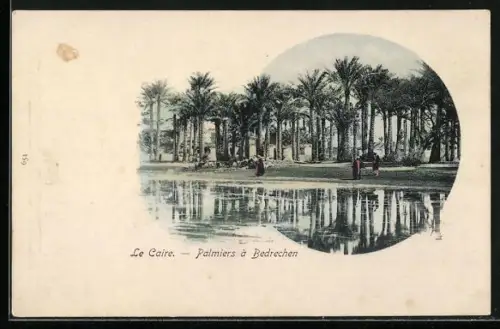 AK Le Caire, Palmiers à Bedrechen
