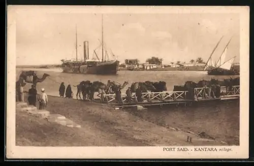 AK Kantara /Port Said, Village