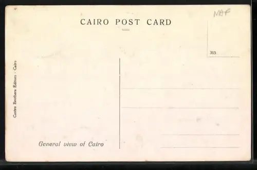 AK Cairo, General View