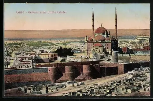 AK Cairo, General View of the Citadel