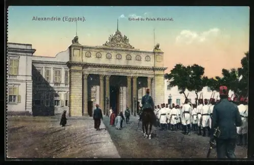 AK Alexandrie, Entreé du Palais Khédival