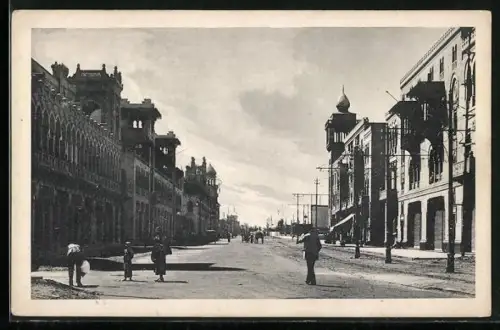 AK Heliopolis, Street view with hotel