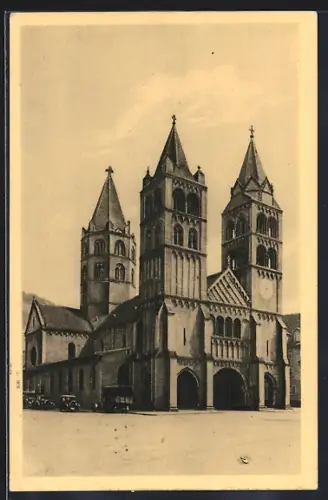 AK Gebweiler, Blick auf die Leodegariuskirche