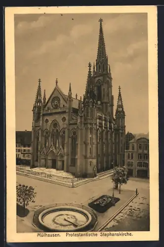 AK Mülhausen, Protestantische Stephanskirche