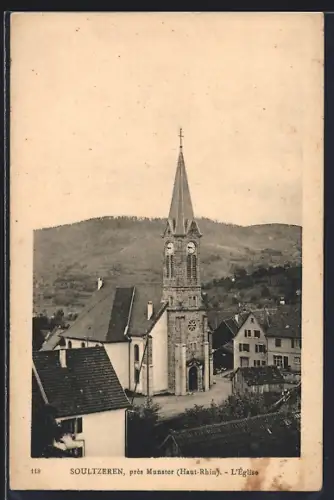 AK Soultzeren /Haut-Rhin, L`Église